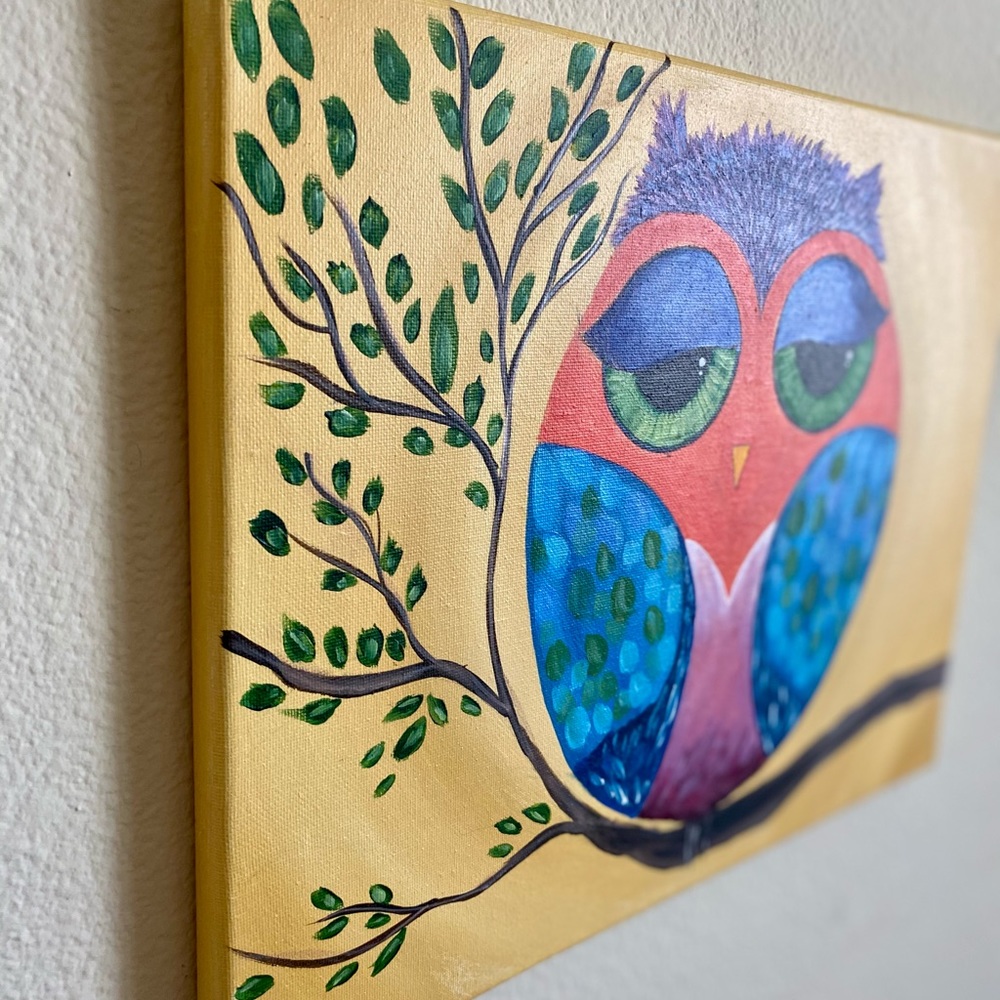 Owl painting - Picture 3 of 4